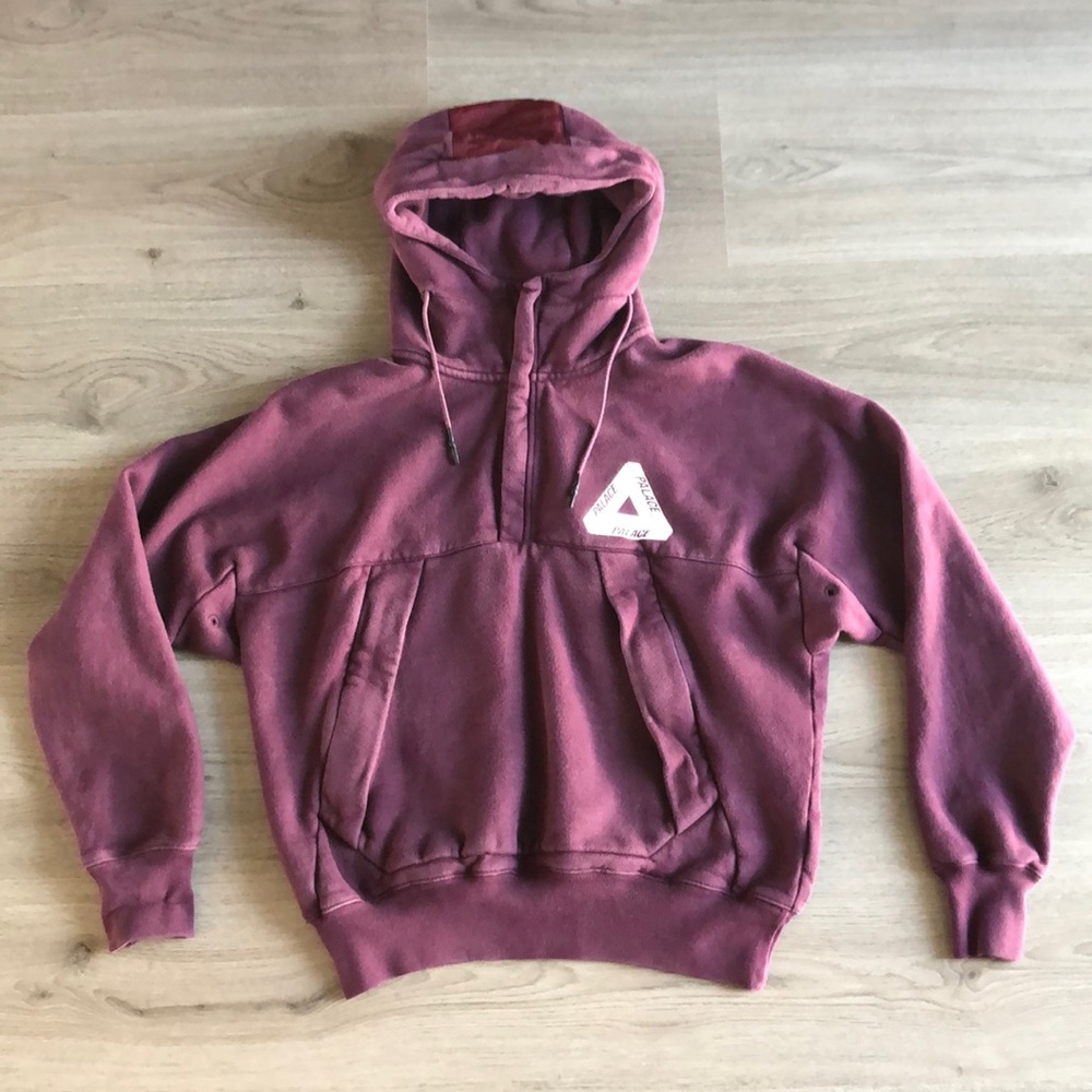 PALACE Smocker Sweat Red Size Small